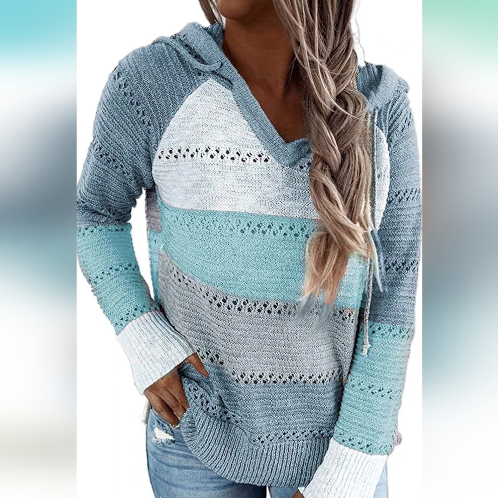 3/$15 Women's Lightweight Color Block Sweater